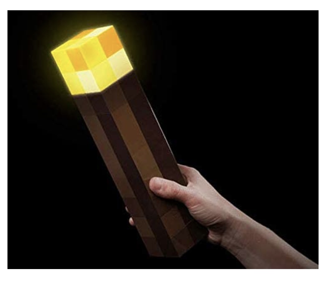 Minecraft nattlampa, ficklampa (USB)