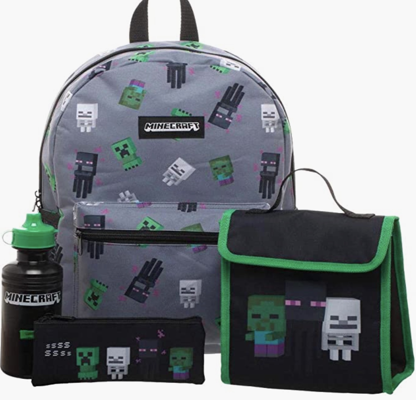 Minecraft ryggsäck (4-set)