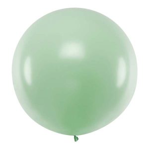 Jumboballong grön, pistage, 1 m - PartyDeco