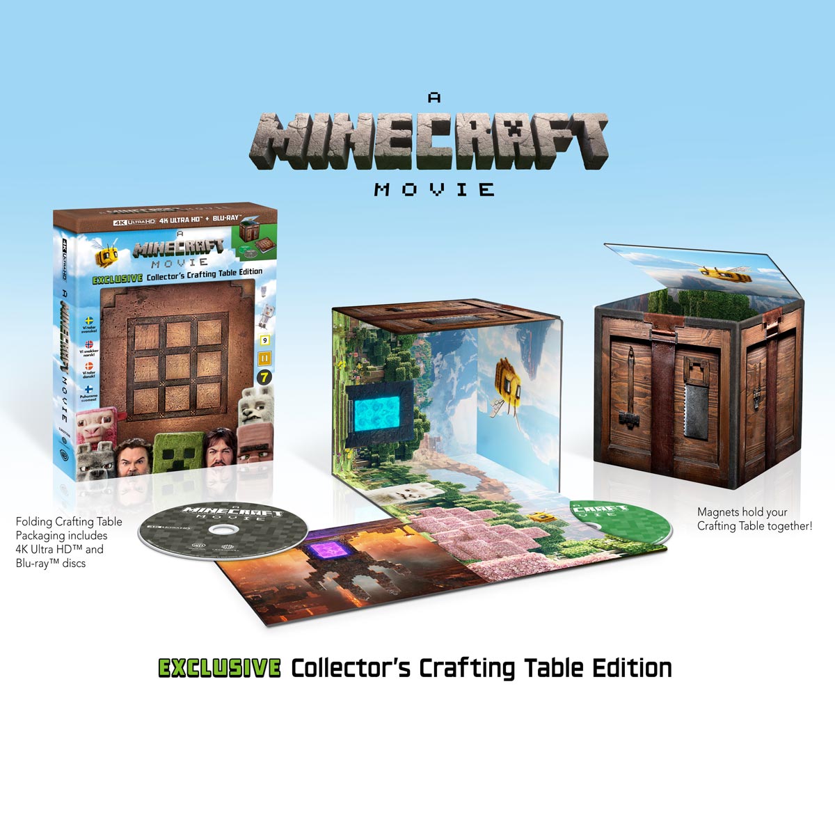 A Minecraft Movie (Collector's Cube) (4K UHD + Blu-ray / Limited Collector's Edition)