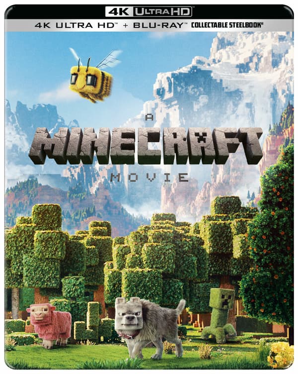 A Minecraft Movie Steelbook Limited Edition (4K Ultra HD + Blu-ray)