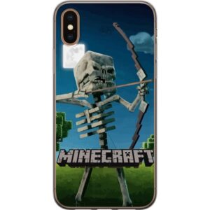 Apple iPhone XS Genomskinligt Skal A Minecraft Movie