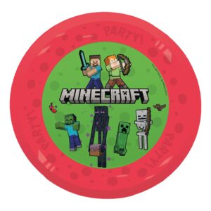 Återanvändbara Tallrikar Minecraft - 4-pack