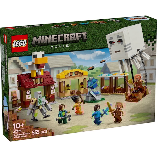 Byanfall med gastballong LEGO® Minecraft (21273)
