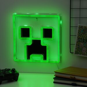 Creeper Wall Mountable LED Neon Light, Minecraft