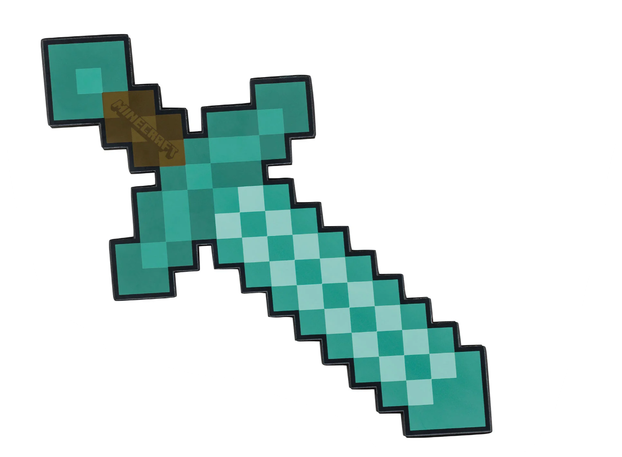 Diamond Svärd i Skum Minecraft