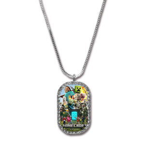 Halsband: A Minecraft Movie, vackert smycke med unikt motiv