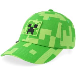 Herschel - Grön Keps - Minecraft Sylas Classic Cap Creeper Green @ Hatstore