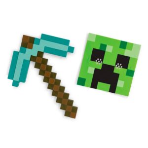 Jakks Pacific Minecraft Kostym Creeper And Pickaxe Grönt