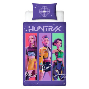 K-Pop Demon Hunters Huntr/x Bäddset 150x210cm - Minecraft - Leksaksaffären