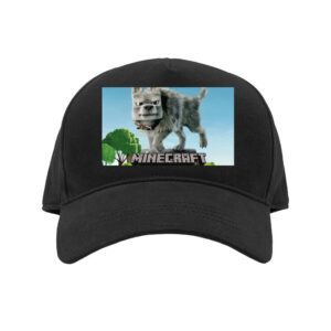 Keps A Minecraft Movie Svart Barn