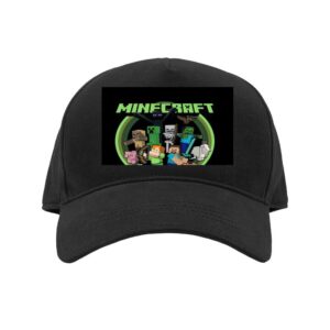 Keps Minecraft Svart Vuxen