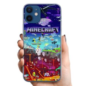 Kompatibelt Mobilskal till Apple iPhone 12 mini MineCraft