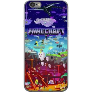Kompatibelt Mobilskal till Apple iPhone 6 MineCraft