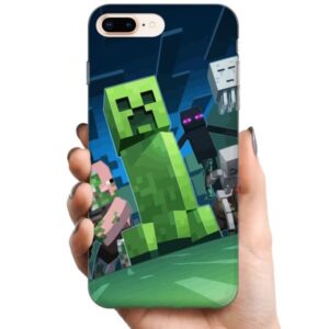Kompatibelt Mobilskal till Apple iPhone 8 Plus MineCraft