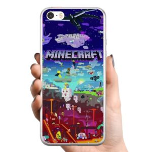 Kompatibelt Mobilskal till Apple iPhone SE (2016) Minecraft
