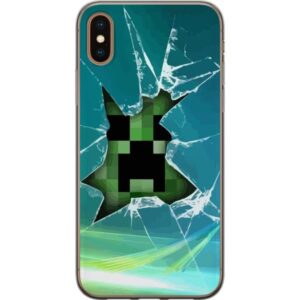 Kompatibelt Mobilskal till Apple iPhone X MineCraft