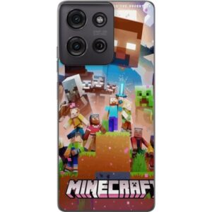 Kompatibelt Mobilskal till Motorola Moto G75 Minecraft