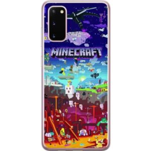 Kompatibelt Mobilskal till Samsung Galaxy S20 MineCraft