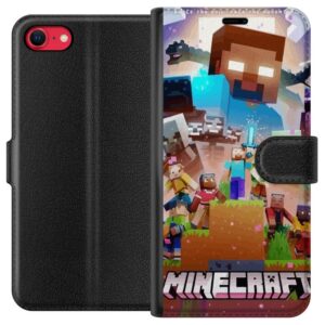 Kompatibelt Plånboksfodral till Apple iPhone SE (2020) Minecraft