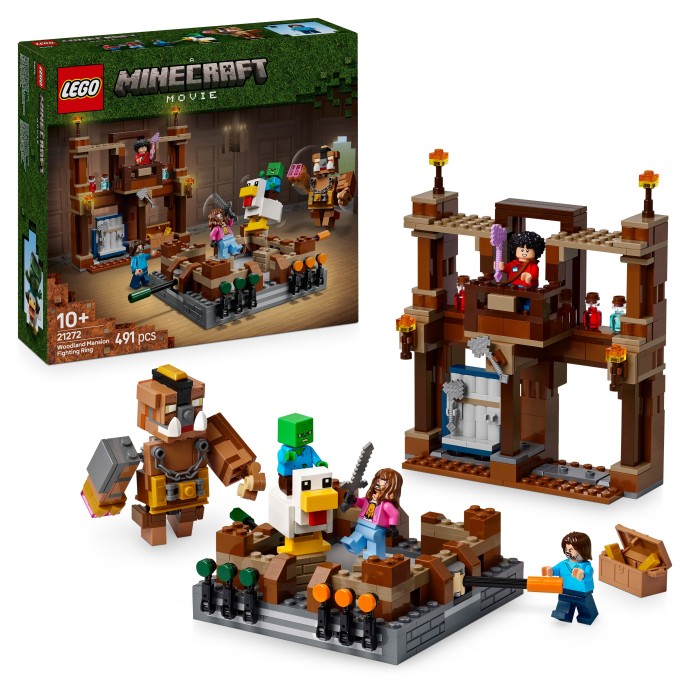 LEGO Minecraft 21272 Skogsherrgårdens stridsring