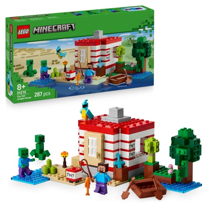 LEGO Minecraft 21275 Dynamithuset i djungeln