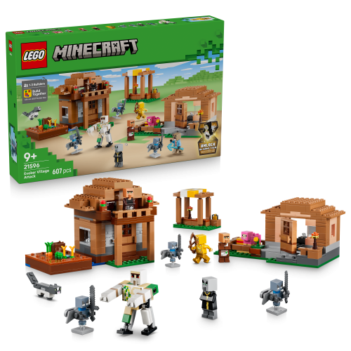 LEGO Minecraft Byattack med uppväckare 21596