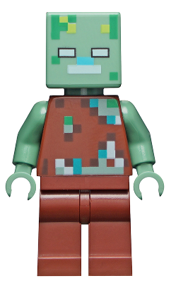 LEGO Minecraft Drowned Zombie MIN088