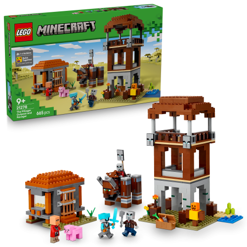 LEGO Minecraft Plundrarvakttorn och vildtjur 21278