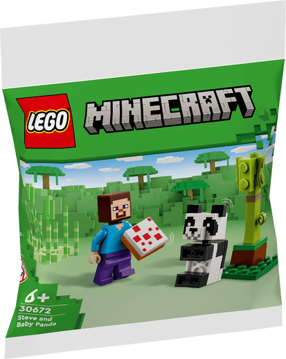 LEGO Minecraft Steve och pandaunge 30672