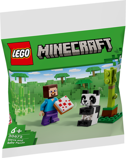 LEGO Minecraft Steve och pandaunge 30672