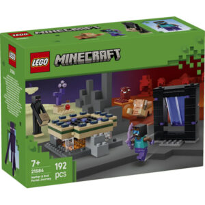 LEGO® Minecraft Resa med Nether- och End-portal 21584