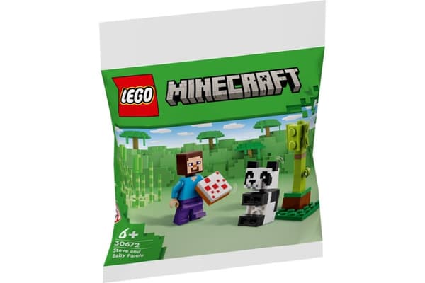 LEGO® Minecraft Steve och pandaunge 30672