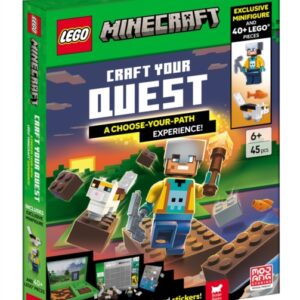 LEGO® Minecraft™: Craft Your Quest - A Choose-Your-Path Experience (with exclusive minifigure, LEGO pieces, play scene, poster, book and stickers)