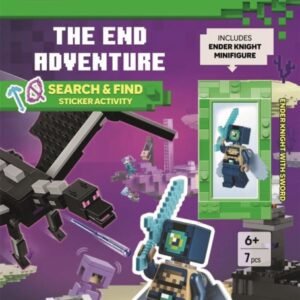 LEGO® Minecraft™: The End Adventure Search & Find Sticker Activity Book (with Ender Knight minifigure and sword)