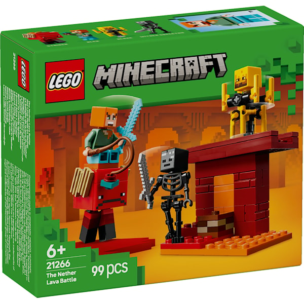 Lavastriden i Nether LEGO® Minecraft (21266)