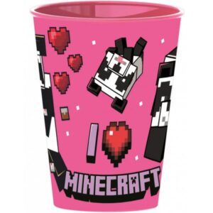 Leksaker MINECRAFT 1st Mugg Barnmugg kopp 260ml 10cm Rosa
