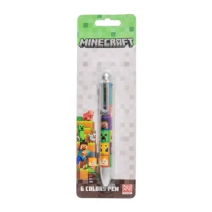 MINECRAFT, Flerfärgad penna på blisterkort