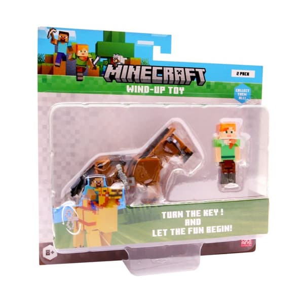MINECRAFT S2 3D UPPDRÄNGNINGSLEKSAK - ALEX & HÄST