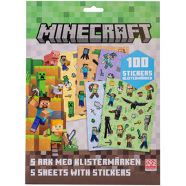 Minecraft 100 st Klistermärken