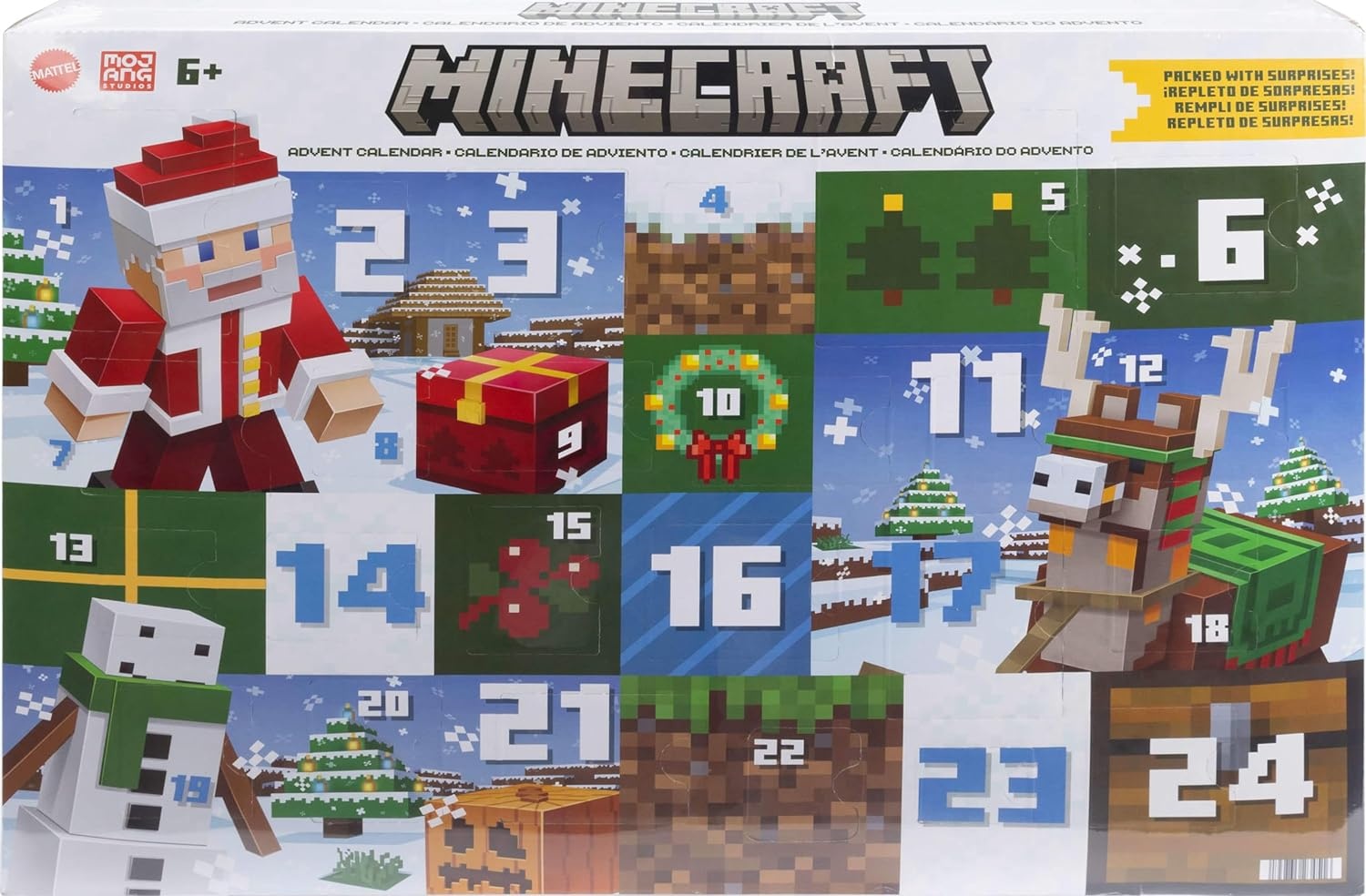 Minecraft Adventskalender Figurer 2025