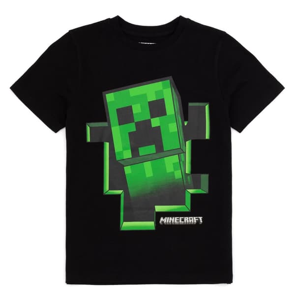 Minecraft Boys Creeper Inside T-Shirt