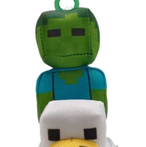 Minecraft Clip On Mjukdjur s2 Duck with Zombie - Minecraft - Leksaksaffären