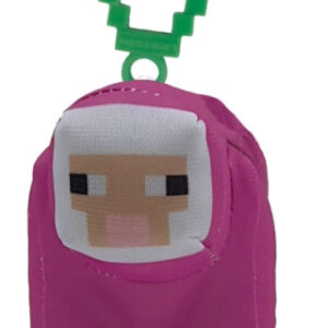 Minecraft Clip On Mjukdjur s2 Pink Sheep - Minecraft - Leksaksaffären