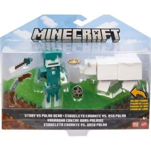 Minecraft Core Figure 2-pack Stray vs Polar Bear