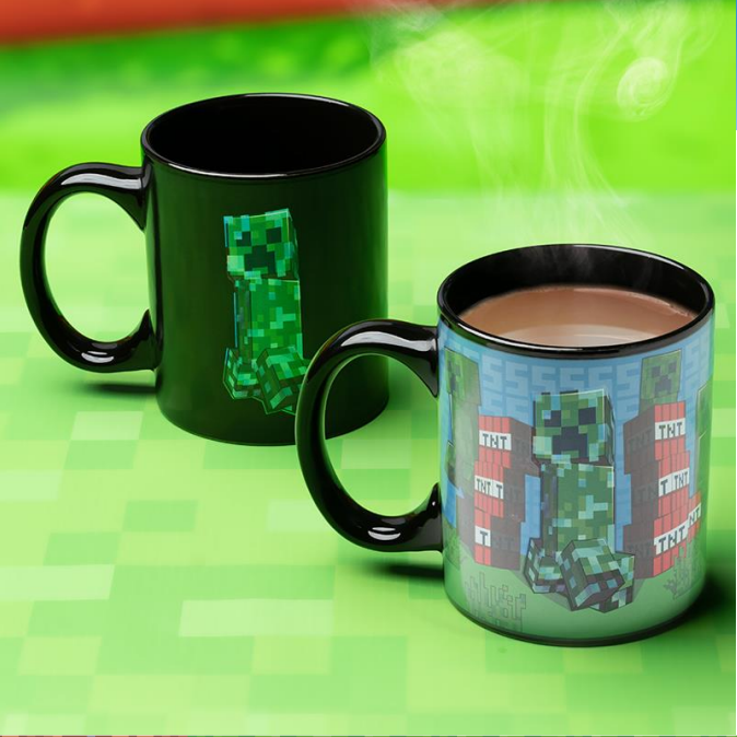 Minecraft - Creeper Heat change mug