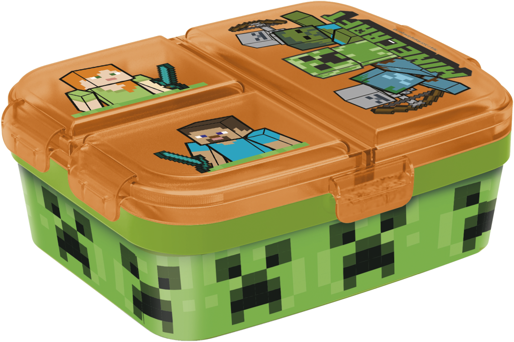 Minecraft - Creeper - Lunch Box Multi Compartment