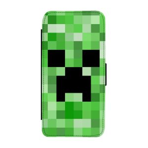 Minecraft Creeper iPhone 12 / iPhone 12 Pro Plånboksfodral