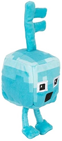 Minecraft Dungeons Mini Crafter Diamond Surprised Key Golem Plush