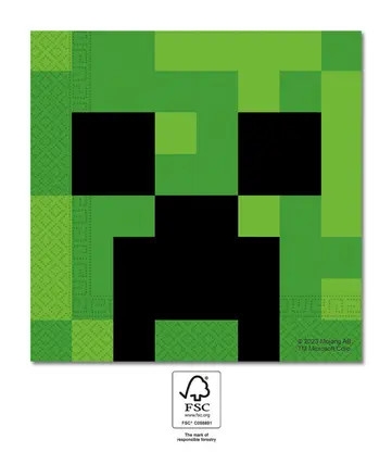 Minecraft FSC Servetter - 20-pack